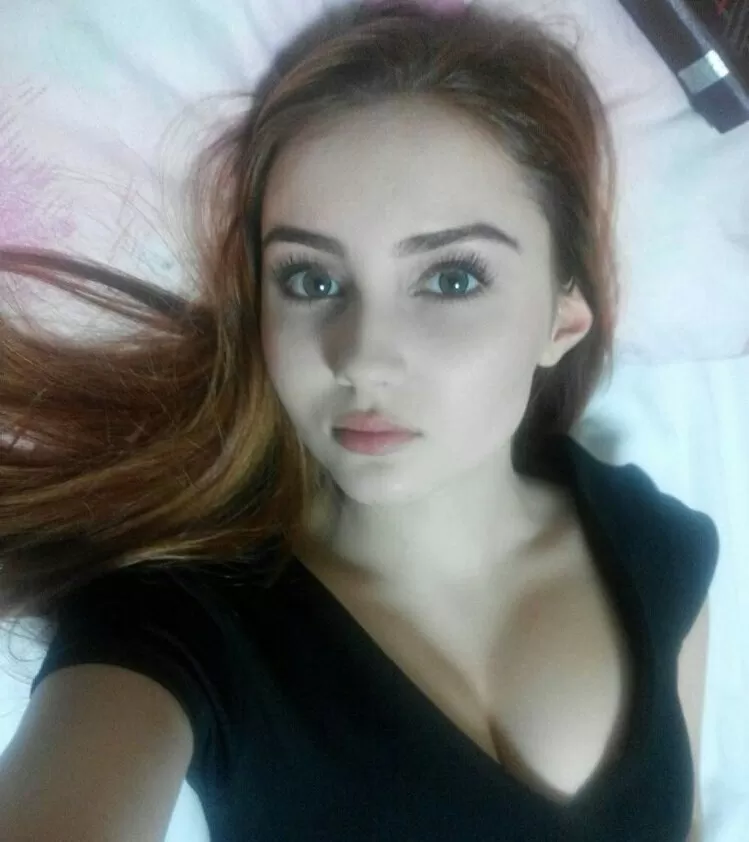Selfie pięknej Rosjanki